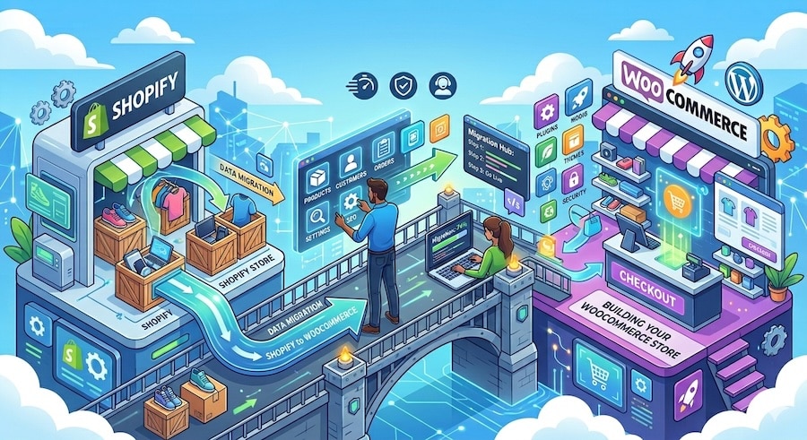 shopify σε woocommerce